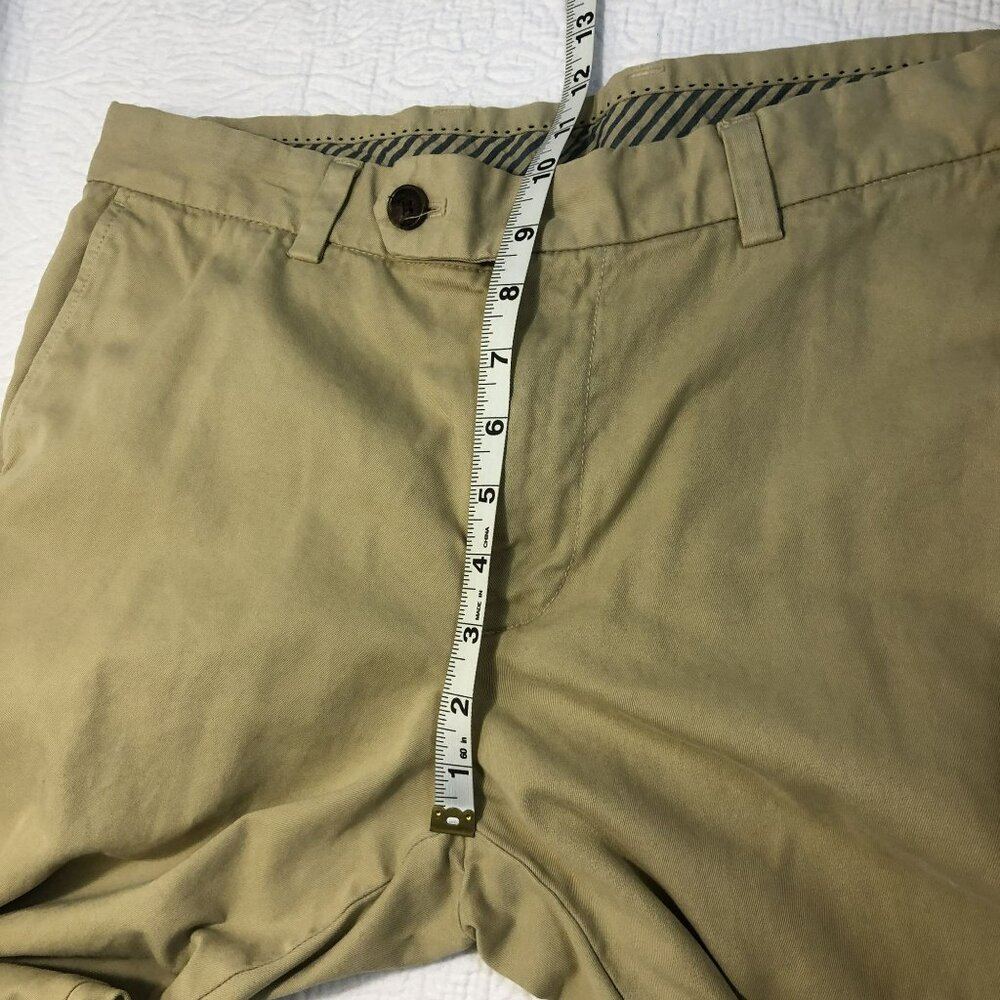 Brooks Brothers Milano Fit Khaki Chino Pants W33 L30 100% Cotton Mens - Picture 11 of 13
